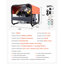 Compresseur d'air PCP, compresseur d'air de bouteille de plongée 4500PSI / 30Mpa, compresseur de plongée PCP à arrêt automatique à double cylindre avec système de refroidissement à eau et ventilateur externe pour les bouteilles de plongée, le Paintball, la carabine à air comprimé