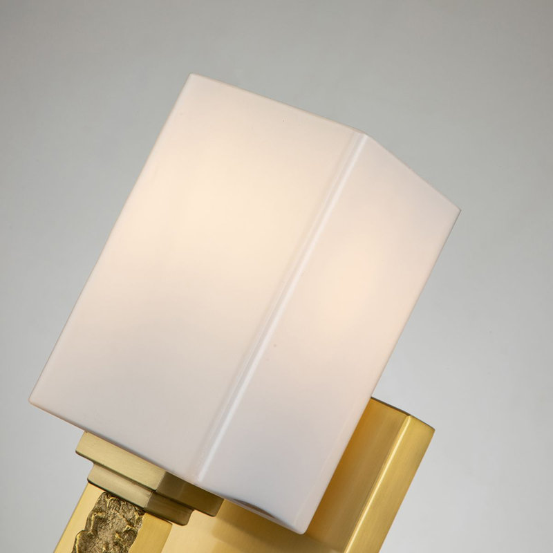 Jack 1 Light Bath Sconce, Aged Brass