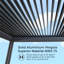 Bernold 4 x 3 m Aluminium Pergola