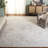 Ambrogia 226 Hand Tufted Wool/Cotton Floral Indoor Use Only Rug in Light Gray/Ivory-863473204