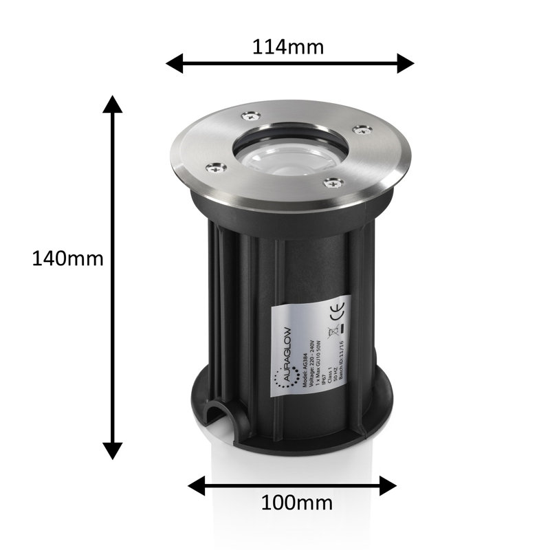 Fruithurst Stainless Steel Metal Well Light Pack
