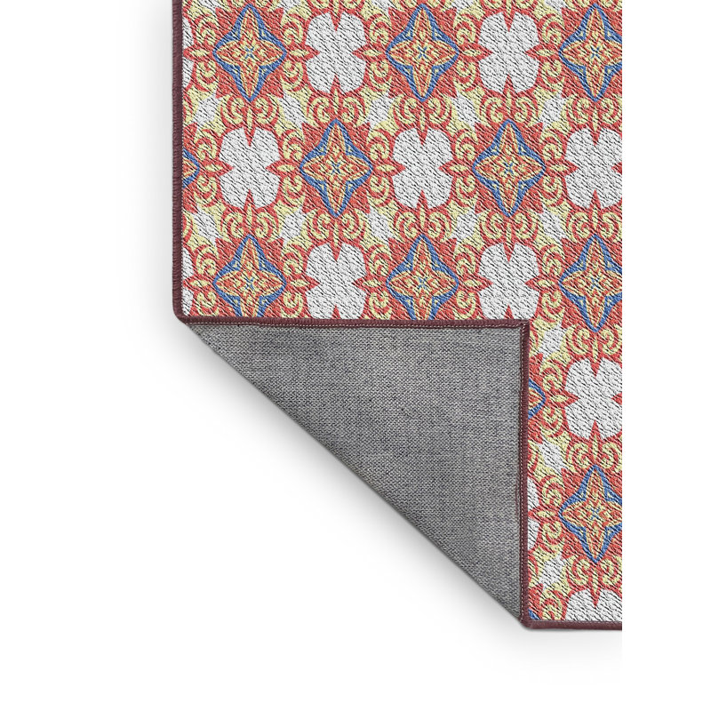 Geometric Indoor Rug, Rectangle 2' x 3'