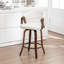 Tabouret de comptoir pivotant en similicuir Providence-128799110