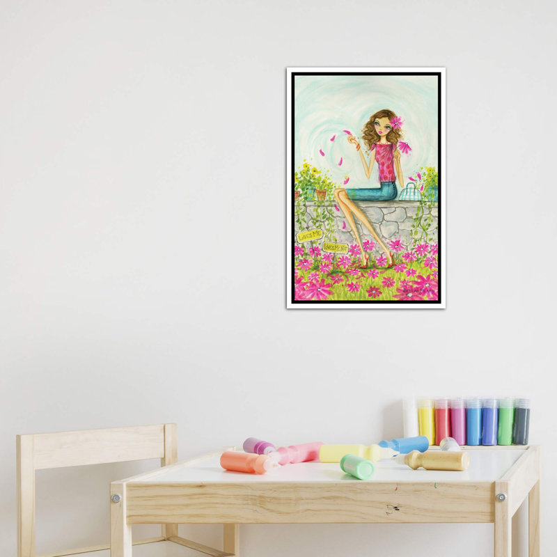 Printemps à Summerside # 4, art, H 26 po x l 18 po x P 1,5 po, Toile blanche encadrée