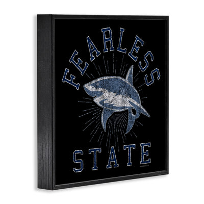 Estampe numérique Fearless State Shark par Spirit Animals / Life Is High