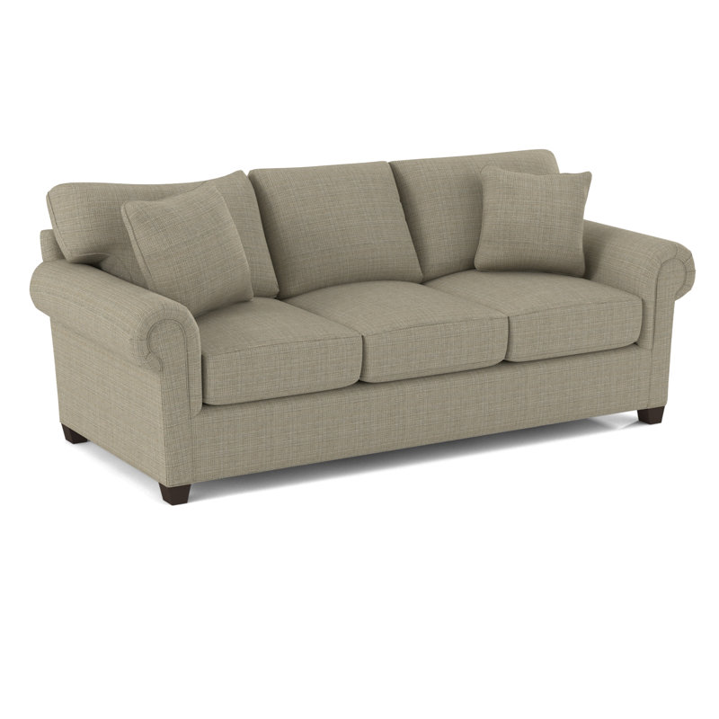 Grace 86" Sleeper Sofa Bed with Reversible Cushions, Innerspring, Kanji Putty