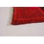 Tapis unique en laine noué à la main style transitionnel des années 2010 de 4 pi 3 po x 5 pi 9 po rouge / noir Kant