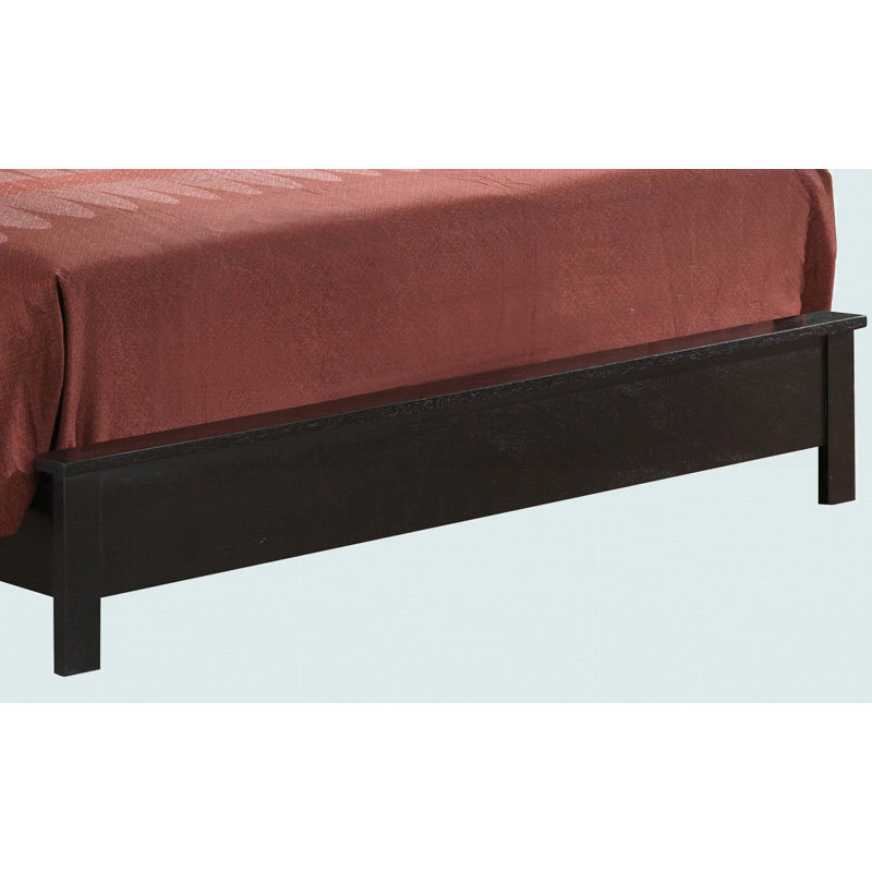 Transitional Black Full Bed With Storage
