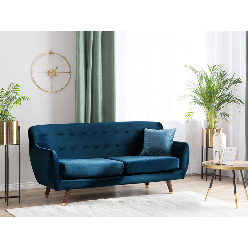 Cale 3 Seater Velvet Sofa