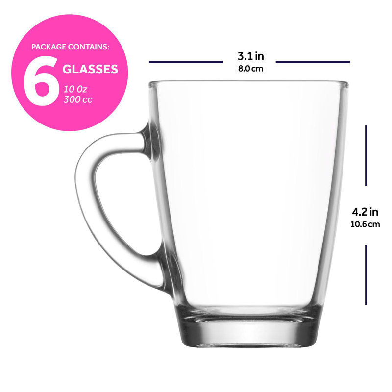 Vega Glass Coffee Mug