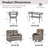 This Handcrafted 5-Piece Outdoor Seating Group Infuse Your Porch Or Patio With Timeless Charm And Natural Elegance. The Set Includes A Glider Loveseat,  2 Classic Swivel Chairs, A Side Table And A Coffee Table, Hand Woven PE Wicker Paired With A Curved W-327869353-315604859
