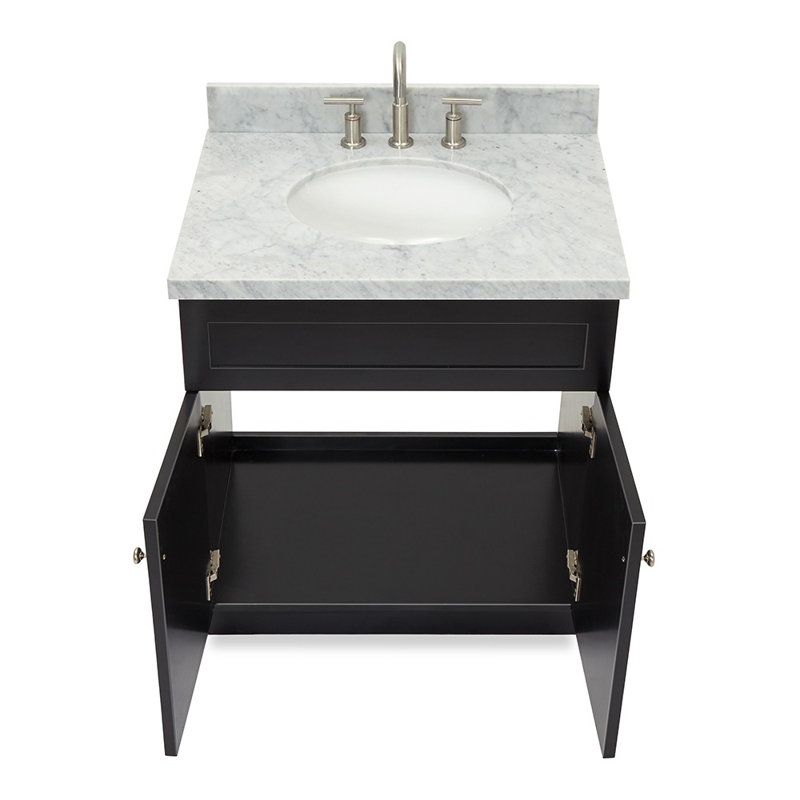 Ensemble de meuble-lavabo double 31 po Abell, Noir