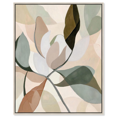 «Leaf Prints II», art floral coloré sur toile par Art Remedy