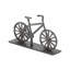 Sculpture de bicyclette en métal noir 8 po