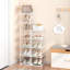 Range-chaussures vertical haut vertical - Support de rangement pour chaussures 12 niveaux