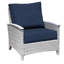 Bella Wicker Teak Outdoor Lounge Chair-1037255467-1037614403