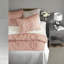 Romantic Pink King Bedding Set, Cozy Jersey Knit, Floral Cottage Charm