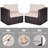 Millee 59'' Wide Wicker Loveseat with Cushions-50727973