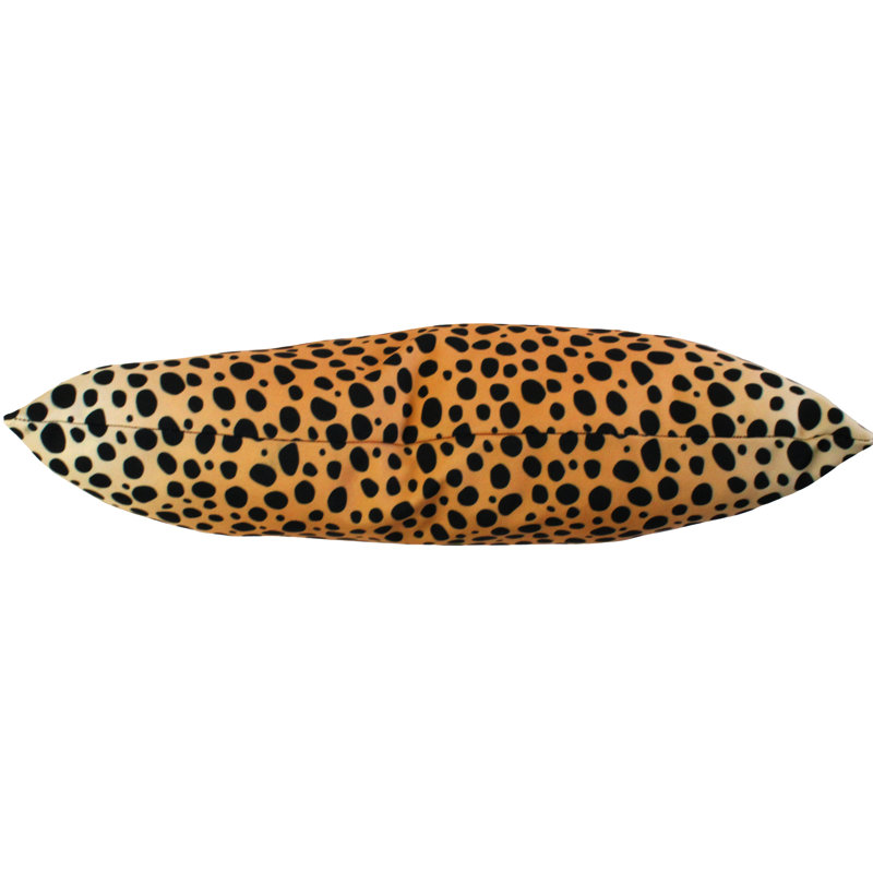 Emer Animal Print Reversible Throw Pillow, Natural