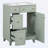 Bathroom Vanity Cabinet with Ceramic Sink-105620908