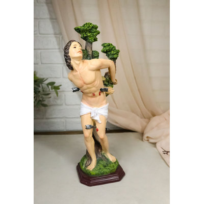 Figurine 12 "Saint-Sébastien Christian Martyr Roman Soldier