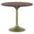 Radford 36"W Solid Mango Wood Round Dining Table, Contemporary Style with Metal Base, Seats 3