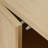 67" Modern Sideboard, Soft-Close Hinges, Wall Mount - Oak