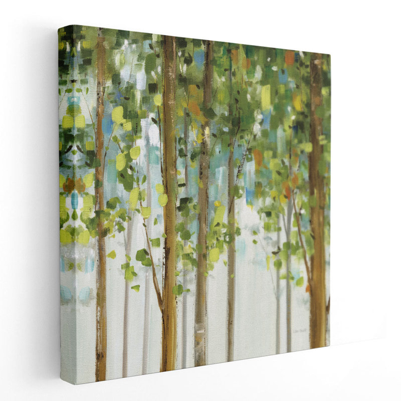 «Forest Study II», reproduction d'art sur toile, H 12 po x l 12 po