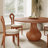 5PCS Solid Wood Dining Table Set with 4 Seats-57390565