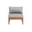 Leonetta Solid Wood 3- Person Seating Group with Cushions