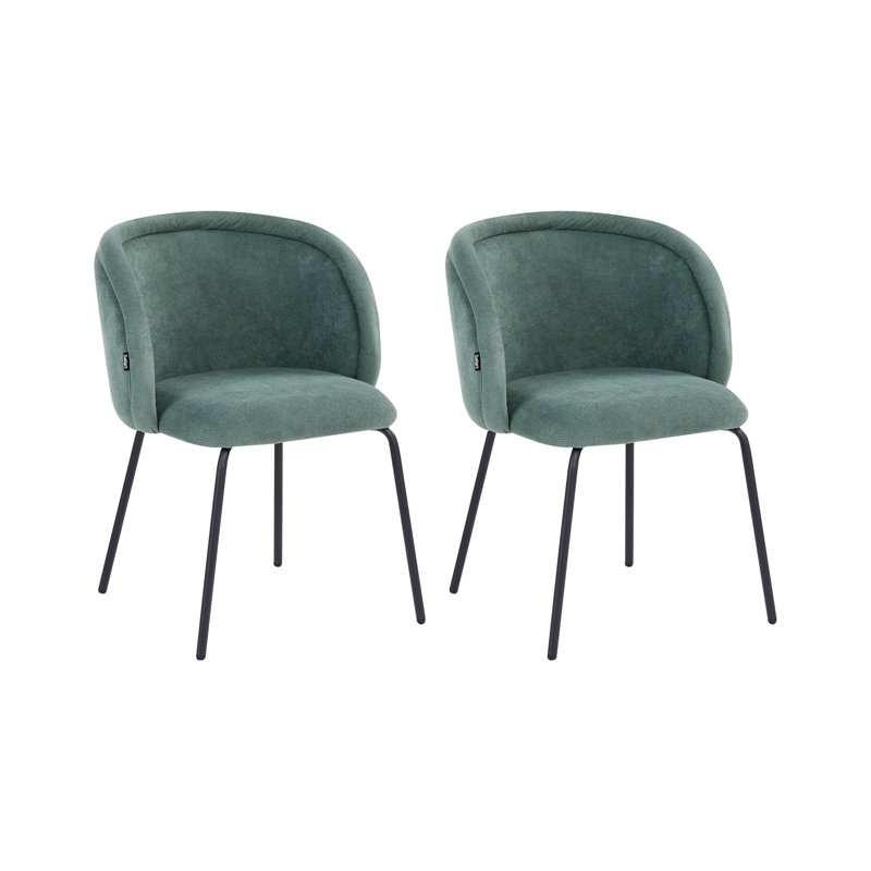 Upholstered Dining Chair, Light Green