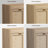 Chada 30 Pair Rattan Shoe Storage Cabinet With 3 Doors And Adjustable Shelves-110438747