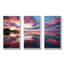 Horizon, coucher de soleil au bord du lac II - art mural lac-257082945-257082947