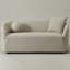68" Wide Modern Boucle Upholstered Loveseat Sofa-895998103