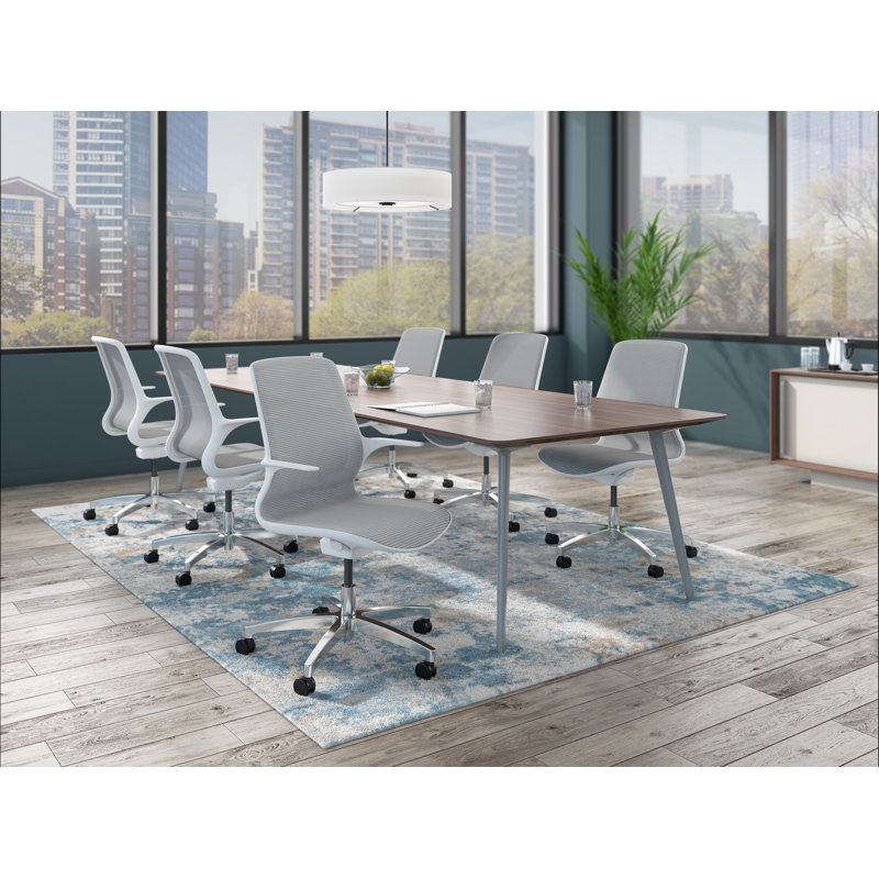 Chaise de travail ergonomique en filet Omnie, Gris, Gris