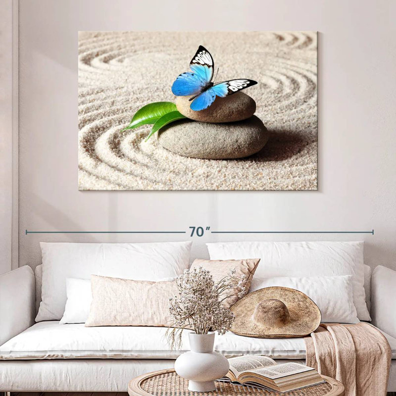 Brampt Peaceful Butterfly, 32" H x 48" W