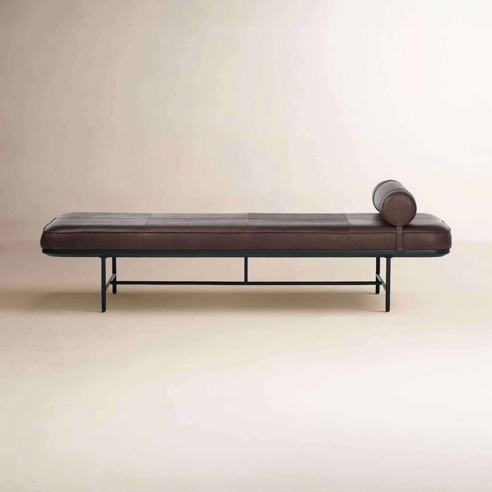 Alyra Genuine Leather Chaise Lounge