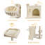 Lima Pet Heavy Duty Carpet 68 Inch Multi-Level Cat Tree Condos and Scratching Posts Included-331331326