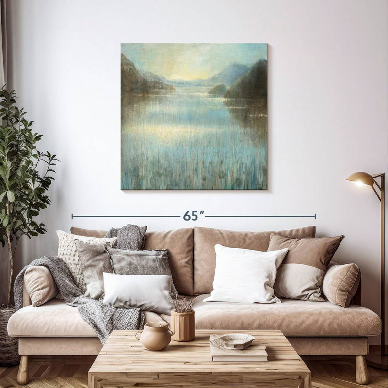 Through The Mist, 39" H x 39" W