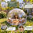 9.8 x 6 FT Garden Dome Tent, Outdoor TPU Bubble Tent Greenhouse for 2-8 Person, 360° View Igloo Geodesic Dome with 2 Ventilated Windows, for Camping & Backyard-138121696
