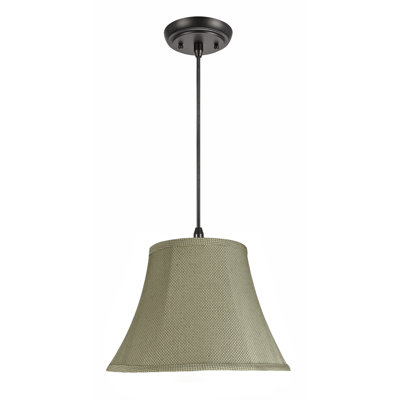 Derrick 1 - Light Oil Rubbed Bronze Single Pendant