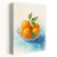 Aquarelle, agrumes, nature morte, abstrait, paysage contemporain de fruits, reproduction d'art mural-129774872