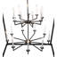 54" Square Kitzi Tapered Pendant