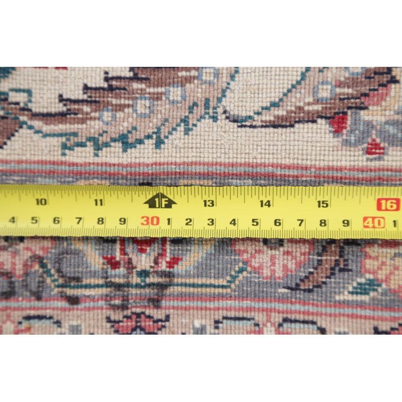 Tapis de zone en laine 9 pi 1 po x 11 pi 9 po main one-of-kind noué la Chicopee