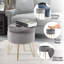 Repose-pieds rond avec rangement-1525492716