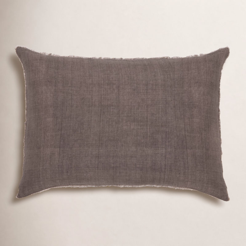 Hunter 100% Linen Sham Set, Walnut, Standard