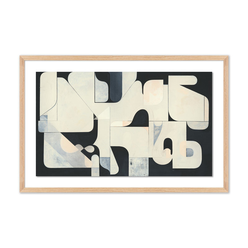 Gravity's Holding Me Back by Greg Gove, Light Brown Paper Single Picture Framed, 21" H x 32" W x 1.5" D