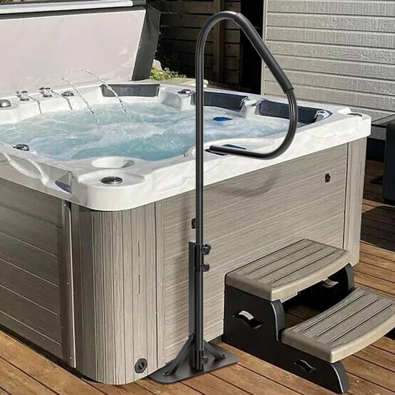 Rampe de sécurité à hauteur réglable pour spa