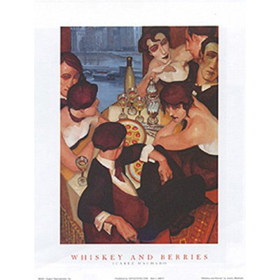 " Whiskey and Berries " Graphic Art Print