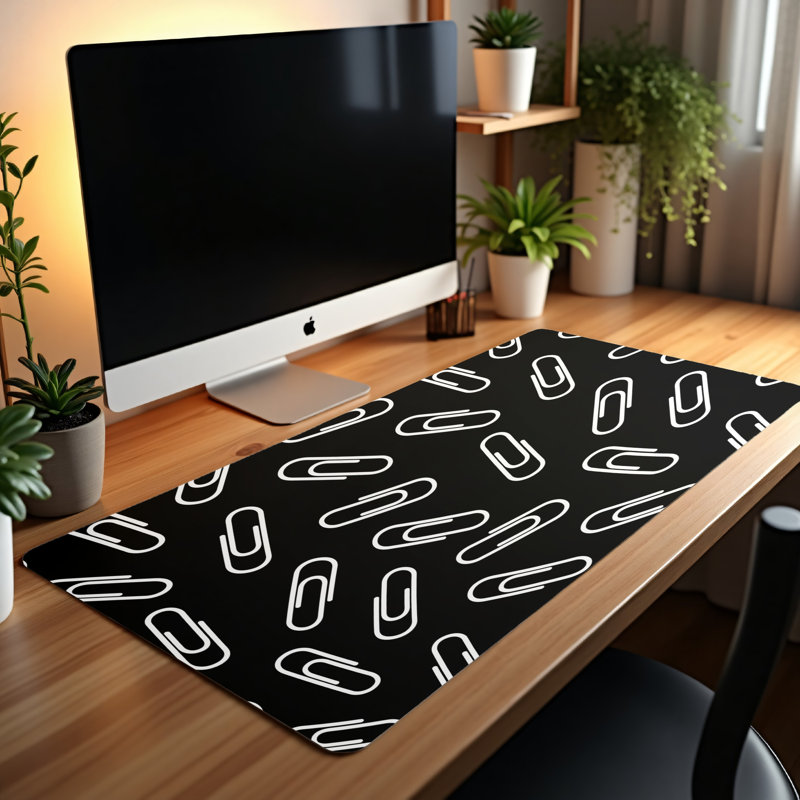 Polyester Desk Pad, 31.5x15.5